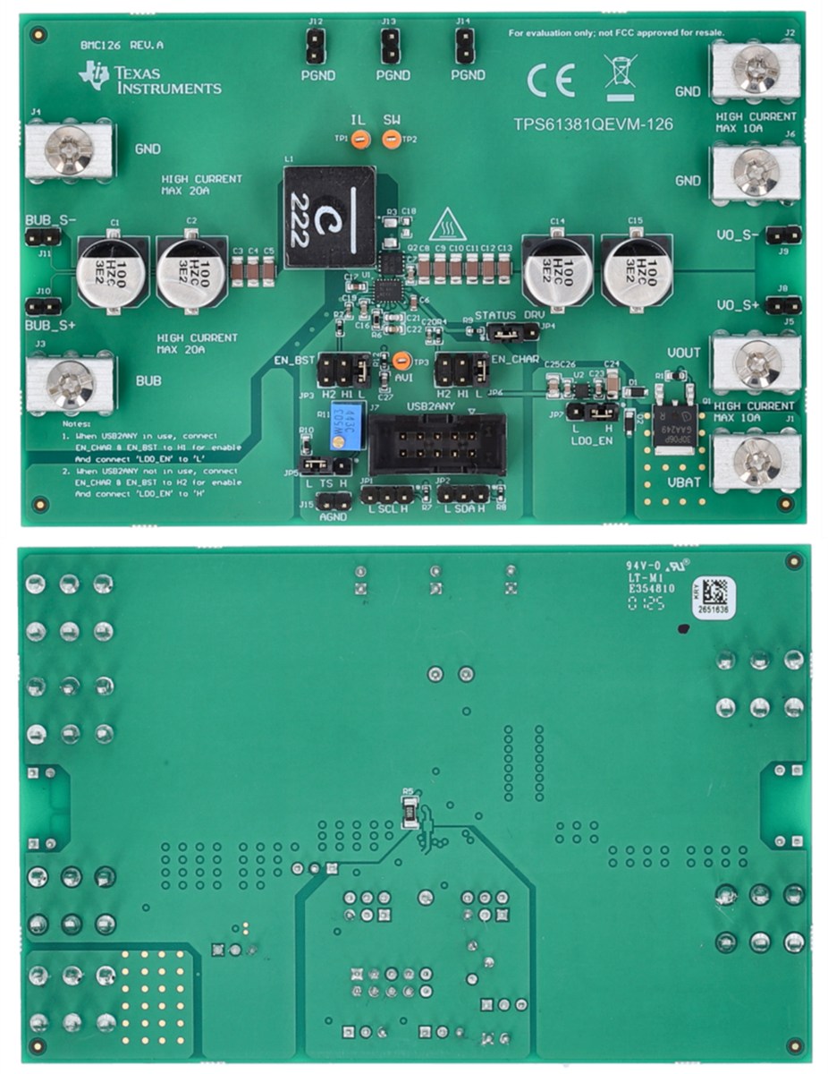 Texas Instruments Module d'évaluation TPS61381QEVM-126