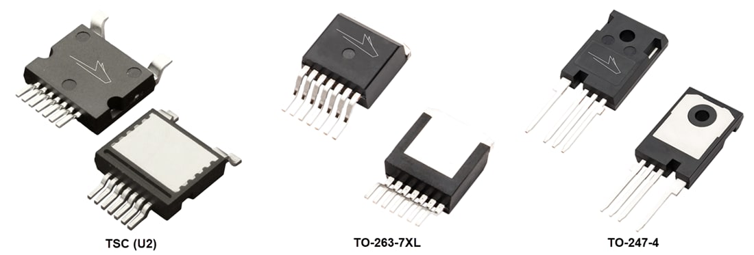 Graphique - Wolfspeed MOSFET SiC discrets E4MS 1 200 V