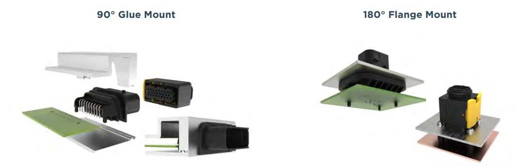 Graphique - TE Connectivity Connecteurs à broches à 90° et 180° étanches industriels