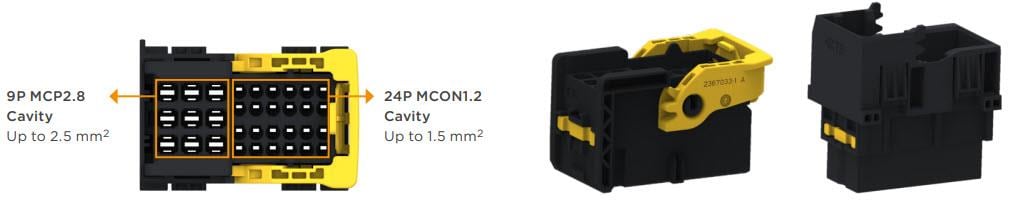 Graphique - TE Connectivity Connecteurs 33 positions non étanches