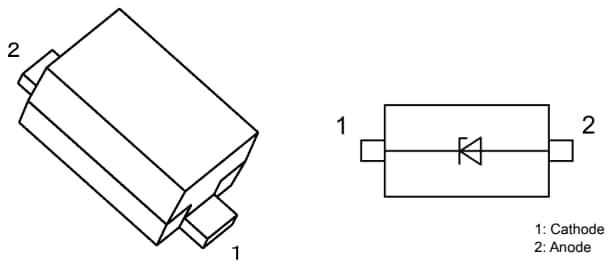 Schéma du circuit d'application - Toshiba Diodes Zener automobiles XCEZ