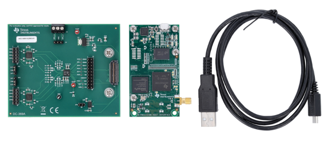 Plan mécanique - Texas Instruments Kit de démonstration de performance ADC168M102REVM-PDK