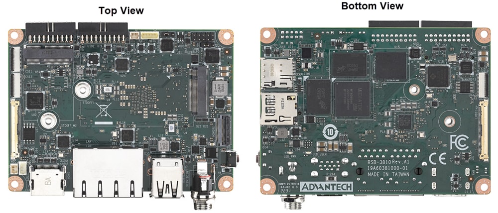 Plan mécanique - Advantech Ordinateur mono-carte (SBC) RSB-3810