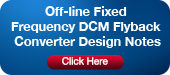 Notes de conception pour le convertisseur Flyback DCM hors ligne à fréquence fixe