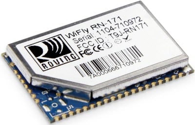 Cartes d'évaluation et module LAN sans fil 802.11 b/g Microchip RN-171