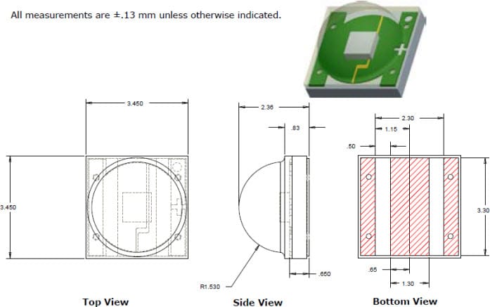 Dimensions mécaniques