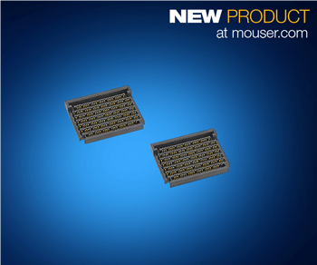 Molex Mirror Mezz Connectors, Now at Mouser, Boast 56 Gbps per Pair for High-Speed Networking Applic