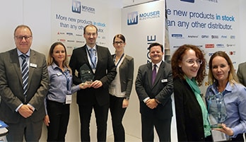 Mouser Presents First Customer Awards at Electronica 2016
