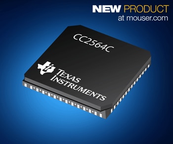 Mouser Now Shipping Texas Instruments' CC2564C Complete Dual-Mode Bluetooth HCI Solution